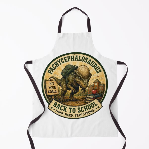 Item preview, ¡El Pachycephalosaurus Vuelve al Colegio! designed and sold by JonysCreativeDesigns.