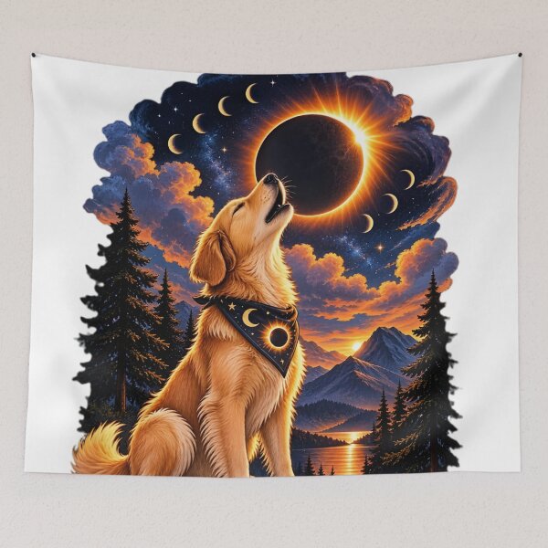 Item preview, Eclipse With My Dog designed and sold by Petsthetic.