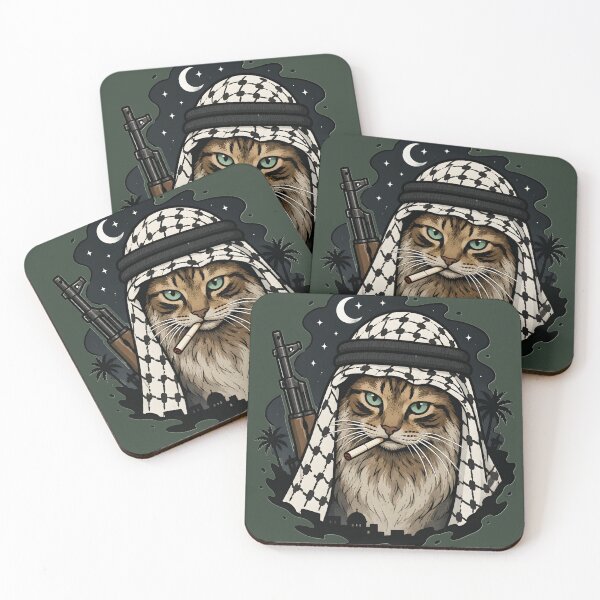 Item preview, Desert Warrior Tactical Cat designed and sold by Peac7e.