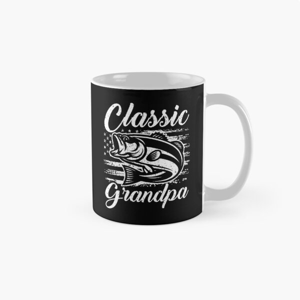 Item preview, Classic Grandpa Bass Fishing Distressed American Flag Fisherman designed and sold by Dmetalx Art Apparel.