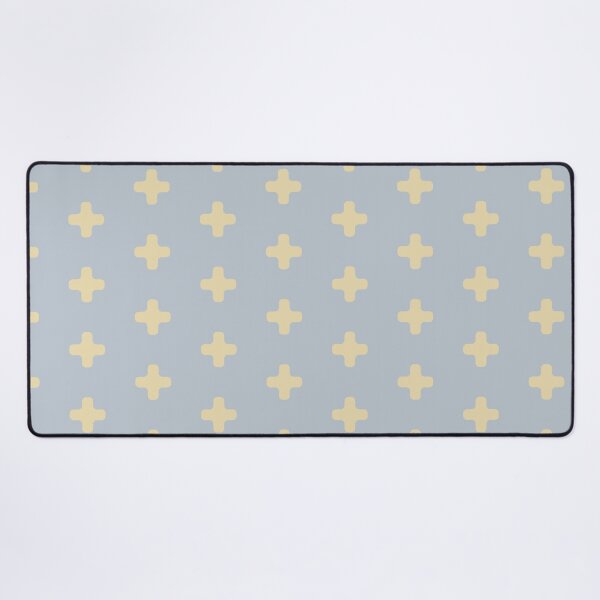Item preview, soft geo - Geomarks - blue yellow designed and sold by Stephanie Fiona Design.