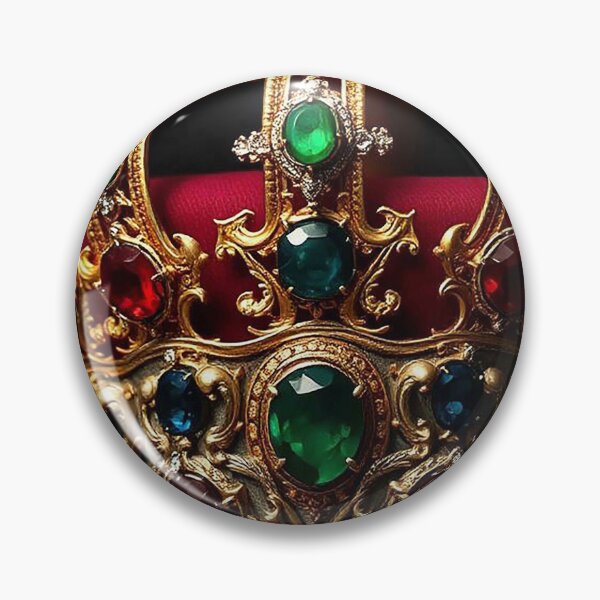 Item preview, Exquisite Gold Royal Crown Design – Emeralds, Rubies, Sapphires designed and sold by MFMart.