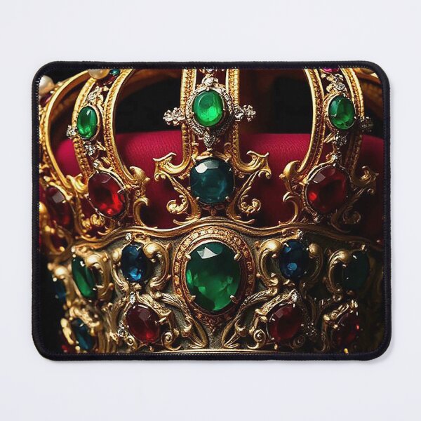 Item preview, Exquisite Gold Royal Crown Design – Emeralds, Rubies, Sapphires designed and sold by MFMart.