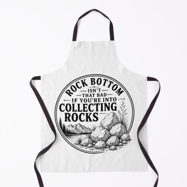 Item preview, Rock Bottom Isn’t That Bad If You’re Into Collecting Rocks Funny Rock Collector Humor designed and sold by 76Valeria.