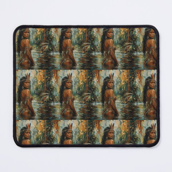 Item preview, River Spirit Abstract Indigenous Art designed and sold by SHOCAMPOS DESIGNS .