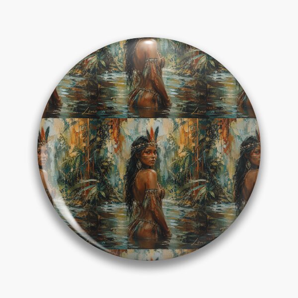 Item preview, River Spirit Abstract Indigenous Art designed and sold by SHOCAMPOS DESIGNS .