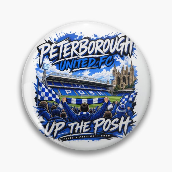 Item preview, Peterborough United FC T-Shirt | Up The Posh | Retro Football Fan Design | Posh Supporter Gift designed and sold by GarnerSupplyCo.