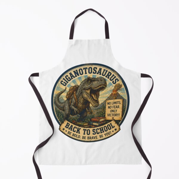 Item preview, ¡El Giganotosaurus Vuelve al Colegio! designed and sold by JonysCreativeDesigns.