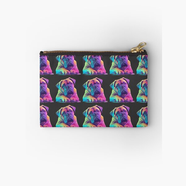 Item preview, Colorful Bullmastiff puppy dog designed and sold by MendaciousMina.