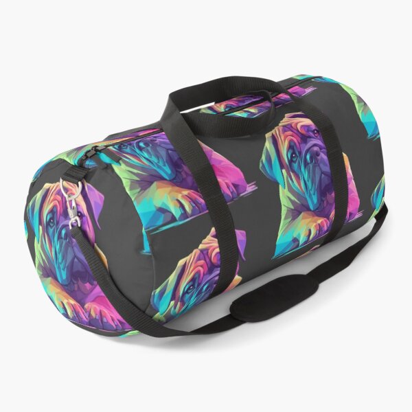 Item preview, Colorful Bullmastiff puppy dog designed and sold by MendaciousMina.