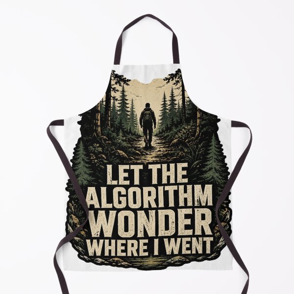 Item preview, Let The Algorithm Wonder Where I Went - Digital Detox Hiking designed and sold by Fun-T-Shirts.