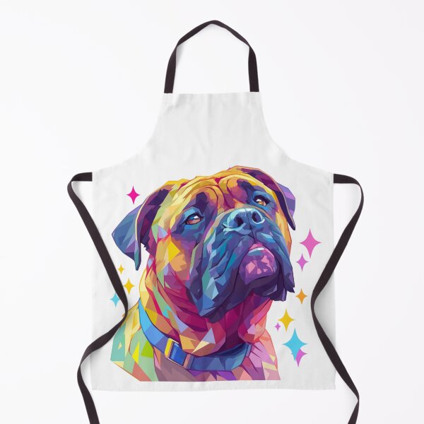 Item preview, Colorful Bullmastiff puppy dog designed and sold by MendaciousMina.