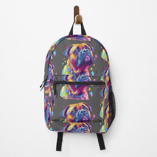 Item preview, Colorful Bullmastiff puppy dog designed and sold by MendaciousMina.