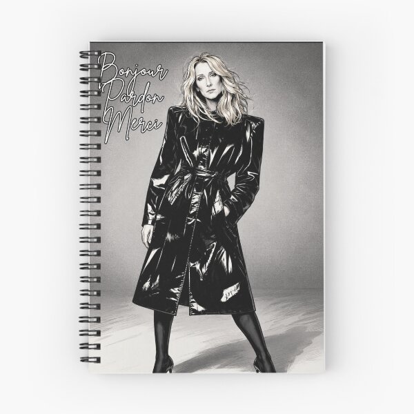Item preview, Celine Dion Bonjour Pardon Merci (fan art) designed and sold by PopCultureAndStuff.