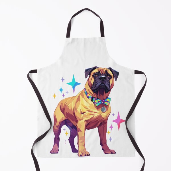 Item preview, Colorful Bullmastiff puppy dog designed and sold by MendaciousMina.