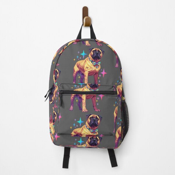 Item preview, Colorful Bullmastiff puppy dog designed and sold by MendaciousMina.