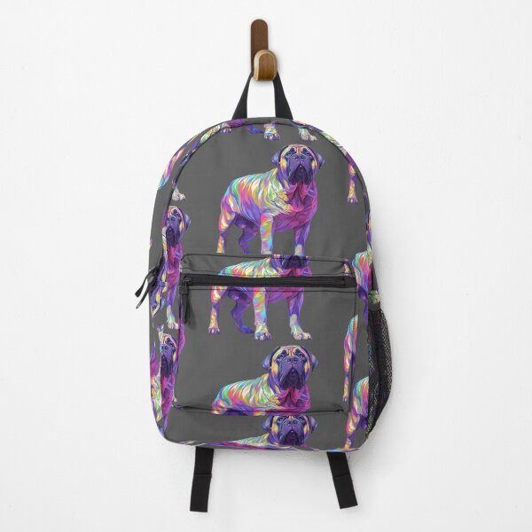 Item preview, Colorful Bullmastiff puppy dog designed and sold by MendaciousMina.