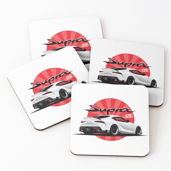Item preview, Supra GR White J29 Japan Sun Rear illustration designed and sold by blackdogshop.