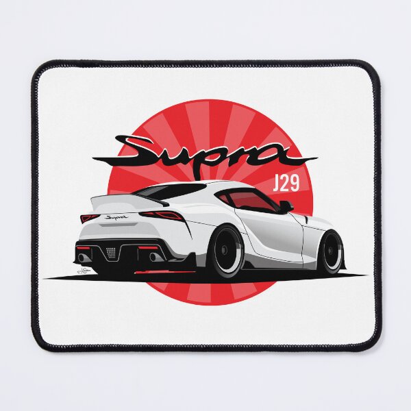 Item preview, Supra GR White J29 Japan Sun Rear illustration designed and sold by blackdogshop.
