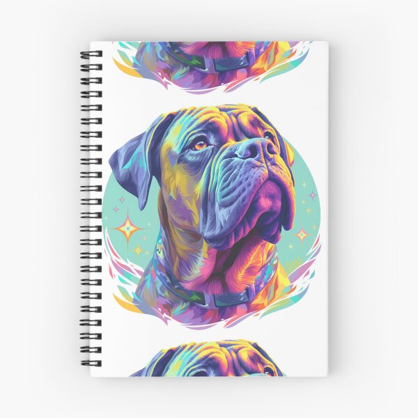 Item preview, Colorful Bullmastiff puppy dog designed and sold by MendaciousMina.