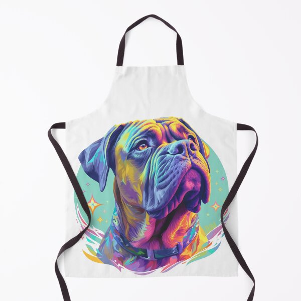 Item preview, Colorful Bullmastiff puppy dog designed and sold by MendaciousMina.