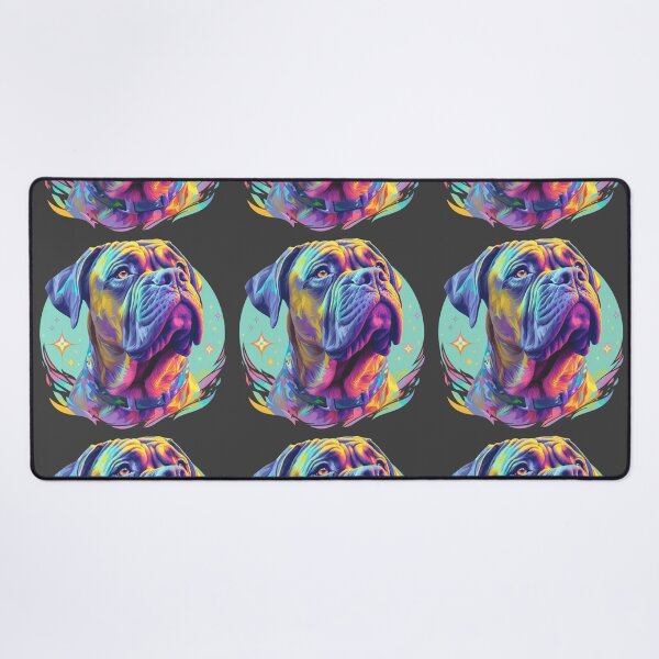 Item preview, Colorful Bullmastiff puppy dog designed and sold by MendaciousMina.