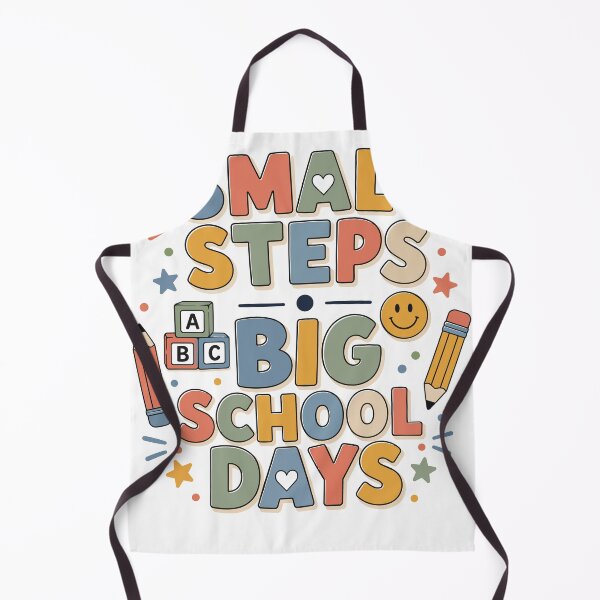 Item preview, Small Steps Big School Days Kindergarten Teacher Shirt designed and sold by Framewrk.