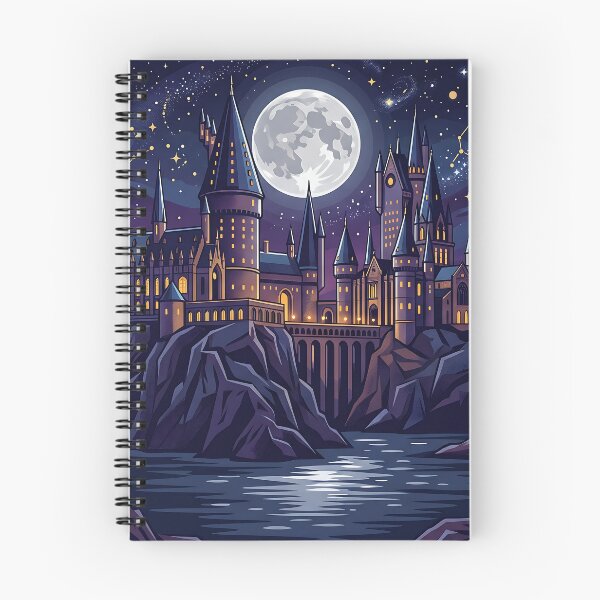 Item preview, Magical Wizard Castle Night Landscape - Celestial Full Moon Art designed and sold by KreonaTime.