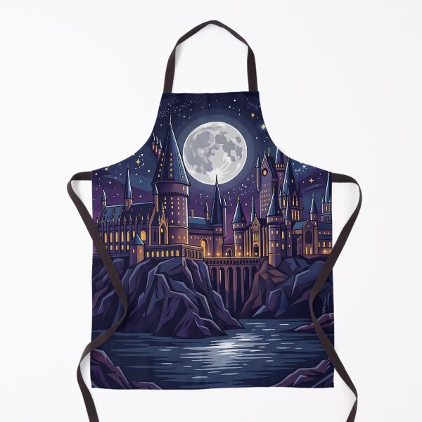 Item preview, Magical Wizard Castle Night Landscape - Celestial Full Moon Art designed and sold by KreonaTime.