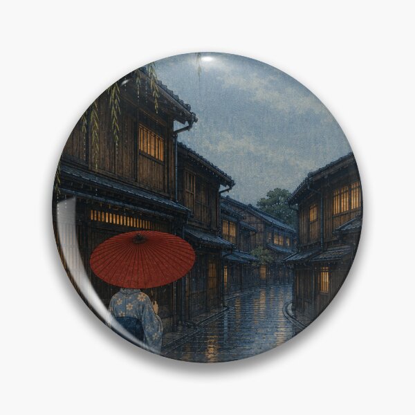 Item preview, Modern Japan in Ukiyo-e — Summer Rain in Kanazawa ☂️ designed and sold by KEISAI-Japan.