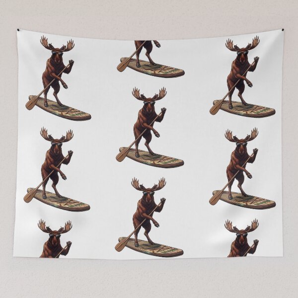 Item preview, Moose Paddle Boarding designed and sold by VelvetRoom.