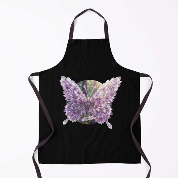 Item preview, Crystal Butterfly Purple Gemstone Magical Art designed and sold by DailySparks.