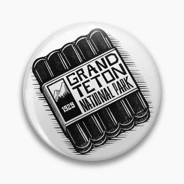 Item preview, Hot Dog Label of Grand Teton National Park designed and sold by John Morris Illustration.