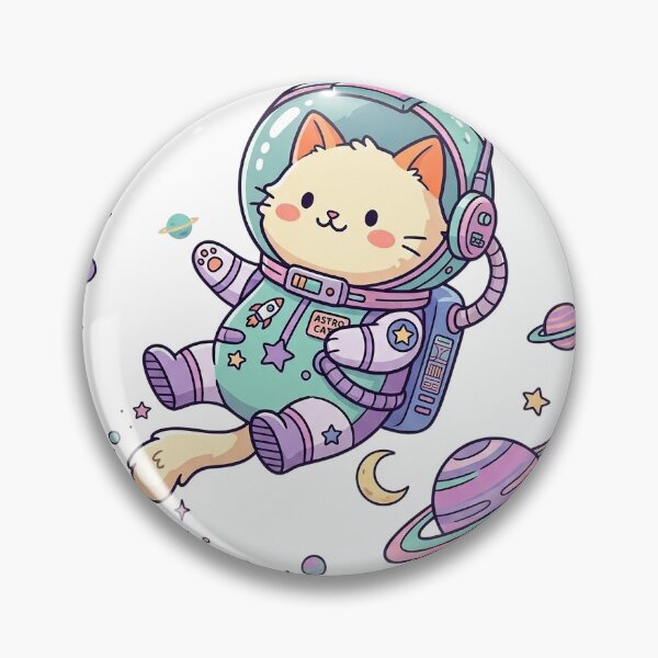 Item preview, Cosmic Cat Astronaut designed and sold by Adnan Hammuş.