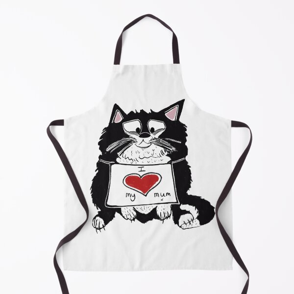 Item preview, Cute tuxedo cat says "I love my mum." designed and sold by KPlayerAdhder.