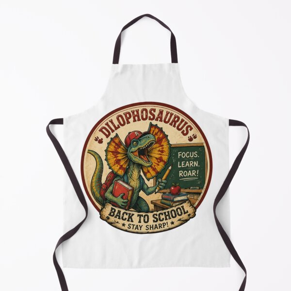 Item preview, ¡El Dilophosaurus Vuelve al Colegio! designed and sold by JonysCreativeDesigns.