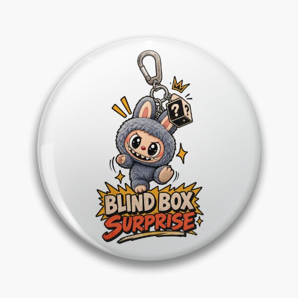 Item preview, Blind Box Surprise Cute Creepy Monster Keychain designed and sold by BeloDesignLab.