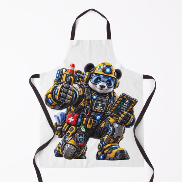 Item preview, Steel Panda — Industrial Safety Technician | Mechanical Panda Worker designed and sold by SteelCoat Studio.