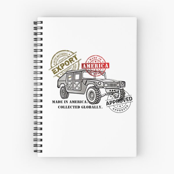 Item preview, Made in America. Collected Globally. – HMMWV Export Stamp Graphic Tee | Tactical Vehicle Design designed and sold by SIGNAL & BLOOM.