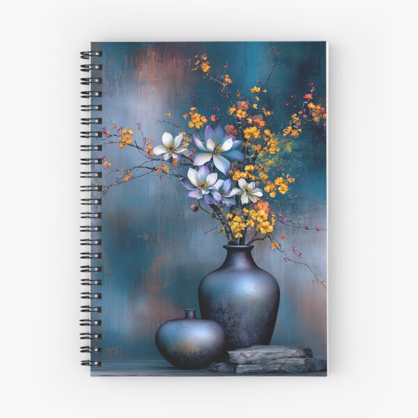 Item preview, Harmonies of Amber and Cerulean designed and sold by bloorose.
