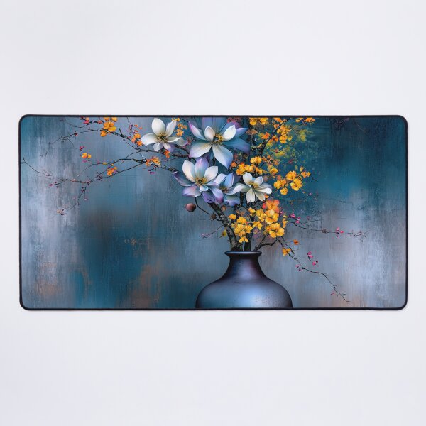 Item preview, Harmonies of Amber and Cerulean designed and sold by bloorose.