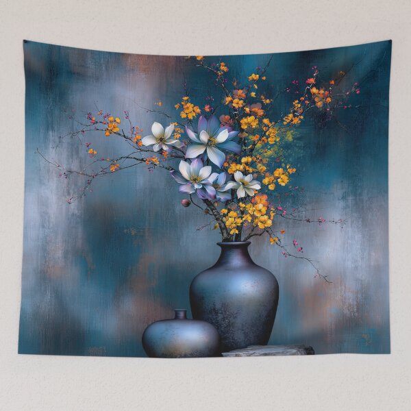 Item preview, Harmonies of Amber and Cerulean designed and sold by bloorose.