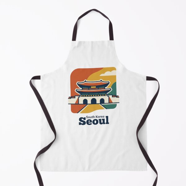 Item preview, Seoul Gyeongbokgung Palace Bold Retro Graphic Art designed and sold by Inkworksbyshery.