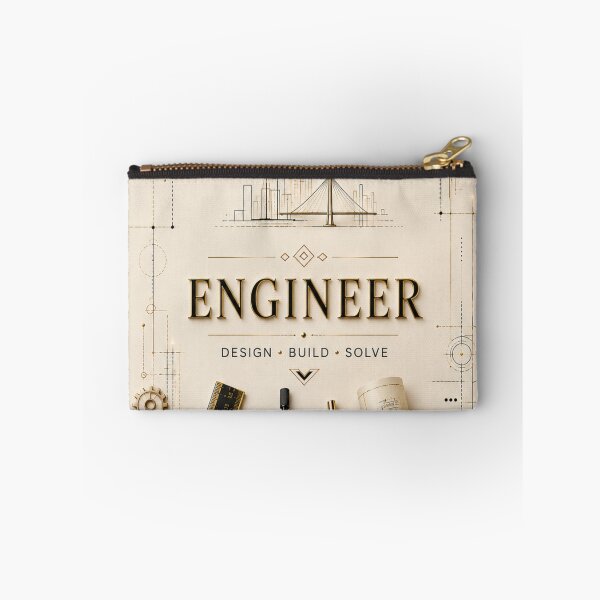 Item preview, Elegant Engineer – Cream & Gold Engineering Blueprint Design designed and sold by HO•Designs.