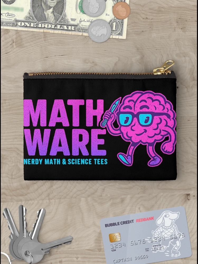 Thumbnail 3 of 4, Zipper Pouch, MathWare Nerdy Math and Science Tees designed and sold by MathWare MathClips.