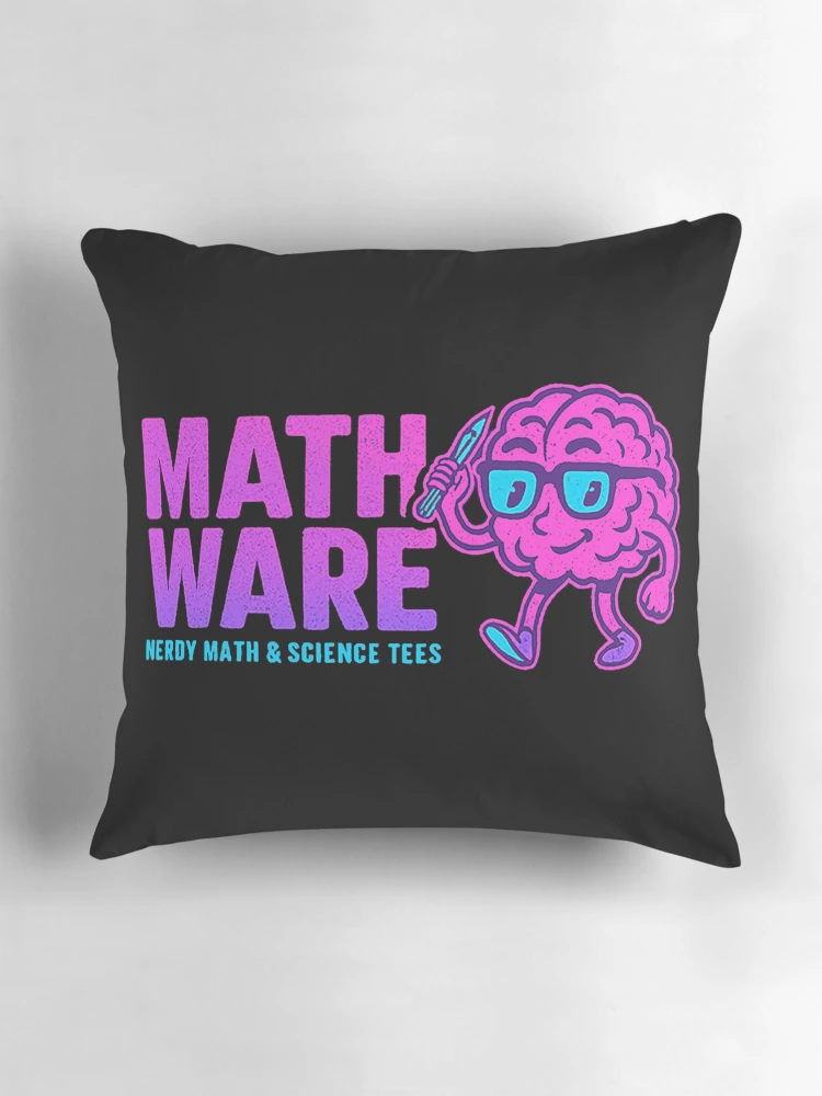 Thumbnail 3 of 4, Pillow, MathWare Nerdy Math and Science Tees designed and sold by MathWare MathClips.