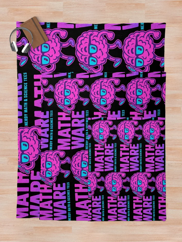 Thumbnail 5 of 6, Throw Blanket, MathWare Nerdy Math and Science Tees designed and sold by MathWare MathClips.