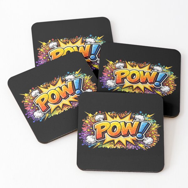 Item preview, POW Graffiti Comic Explosion Typography designed and sold by Myra365Art.