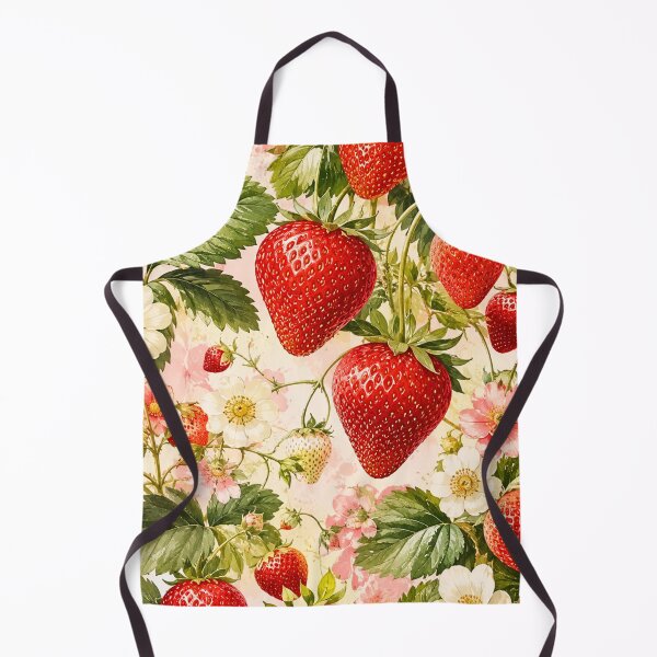Item preview, Strawberry Blossom Garden designed and sold by Gold&pixels.
