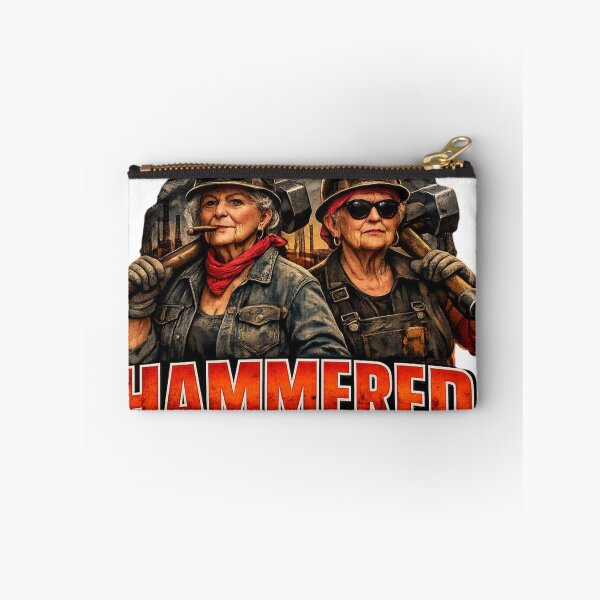 Item preview, Funny Badass Grandmas - Let's Get Hammered pun design designed and sold by LavIsInTheAir.